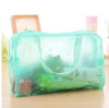 eTya Fashion Makeup Bag PVC Floral Transparent  Cosmetic Bag Toiletry Wash Make Up Bag Pouch Travel Necessarie Organizer Bag