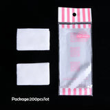 200/400 pcs Gel Nail Polishing Pads Remover Wipe Nail Art Cotton Soft Pure Cotton Paper Makeup Cosmetic Manicure Accessory TR899