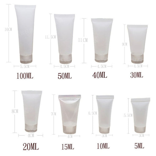 Tubes  Cream  1Pc   Accessories Beauty  5/10/15/20/30/40/50ml  Container  Sunscreen Balm  Empty   Makeup  Cosmetic  Gloss