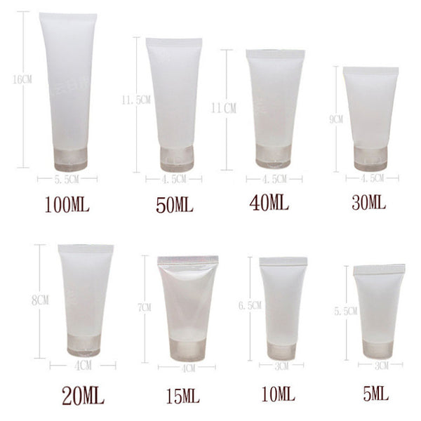 Tubes  Cream  1Pc   Accessories Beauty  5/10/15/20/30/40/50ml  Container  Sunscreen Balm  Empty   Makeup  Cosmetic  Gloss
