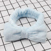 Coral Fleece Makeup Bow Headband For Women Wash Face Lady Bath Mask Cosmetic Hairband Elastic Soft Turban Hair Accessories