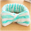 Coral Fleece Makeup Bow Headband For Women Wash Face Lady Bath Mask Cosmetic Hairband Elastic Soft Turban Hair Accessories