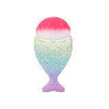 FLD 1Pcs Professional Mermaid Shape Makeup Brush Foundation Cosmetic Fish Brush Makeup Tools Kit Powder Face Blush Brush