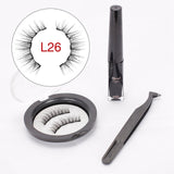 Magnetic Eyeliner & Magnetic Eyelashes Makeup Set Waterproof Liquid Eyeliner with Reusable False Lashes Professional Cosmetic