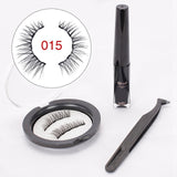 Magnetic Eyeliner & Magnetic Eyelashes Makeup Set Waterproof Liquid Eyeliner with Reusable False Lashes Professional Cosmetic
